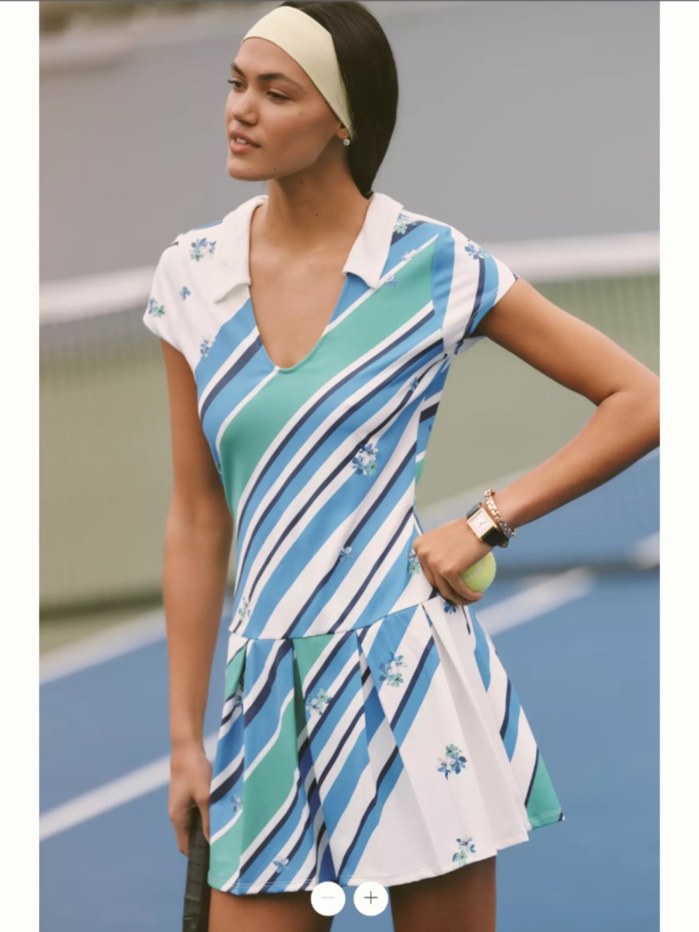 Anthropologie Daily Practice Pleated Performance Dress